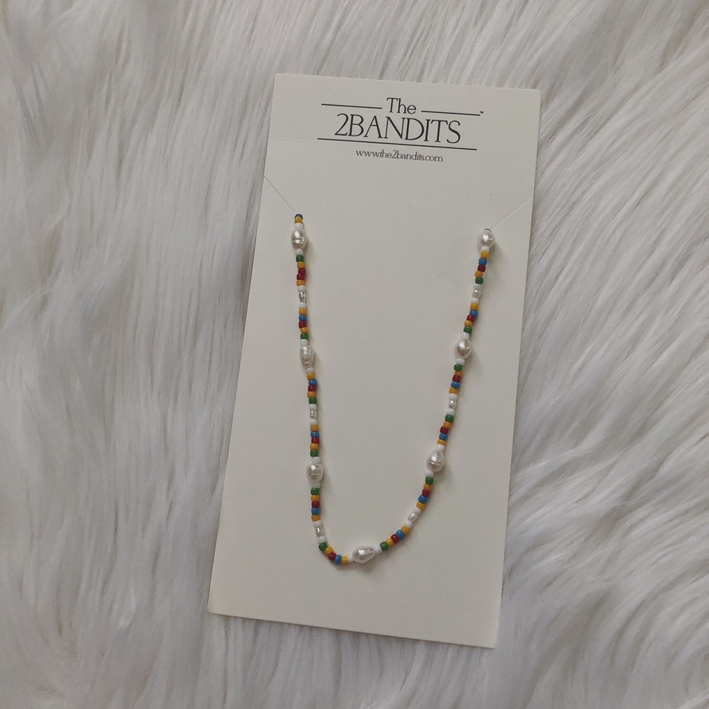 The 2bandits Colored Rock Necklace
